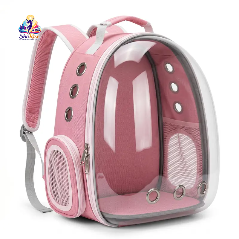Upgrade your pet travel game with our chic Transparent Plaid Bubble Backpack! Perfect for hiking & adventures, it's airline-approved and designed for comfort & safety! 🐾✨ #PetTravel #CatBackpack #AdventureAwaits